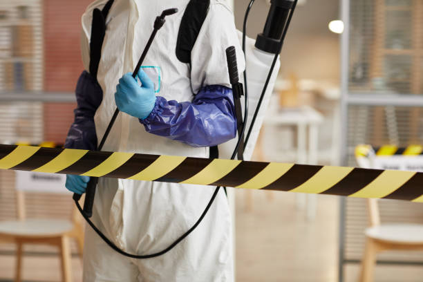 Professional Biohazard Cleanup technician working in Hinsdale, IL